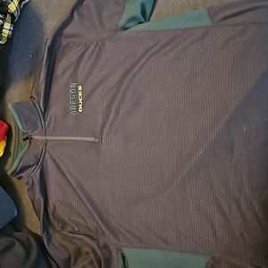 2XL Colosseum NCAA University of Oregon Ducks 1/4 zip sweater